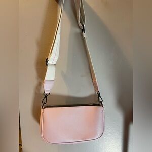 Womens LIKE DREAMS Purse Crossbody Strap Blush Pink LOVE ❤️